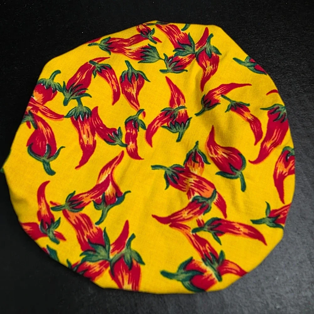 Hot Chili Peppers Yellow Red Fireworks KitchenAid Mixer Mixing Bowl Cover Baking